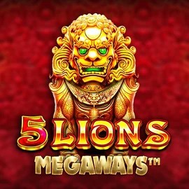 5 Lions Megaways slot logo by Pragmatic Play at Spinmacho Casino