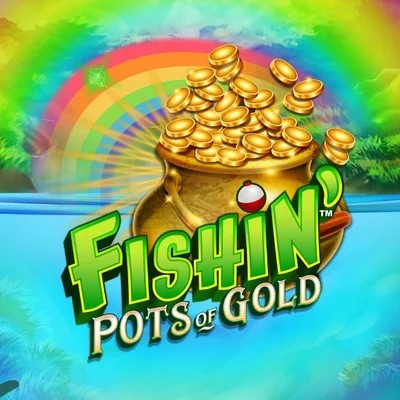 Fishin Pots Of Gold logo – Slots by Gameburger Studios at Spinmacho Casino