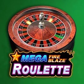 Mega Fire Blaze Roulette by Playtech, showcased at spin-macho.net.pl – game logo