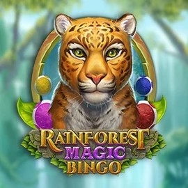 Rainforest Magic Bingo logo – Bingo by Play'n GO at Spinmacho Casino