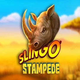 Slingo Stampede casino game by Slingo – featured logo at Spinmacho Casino